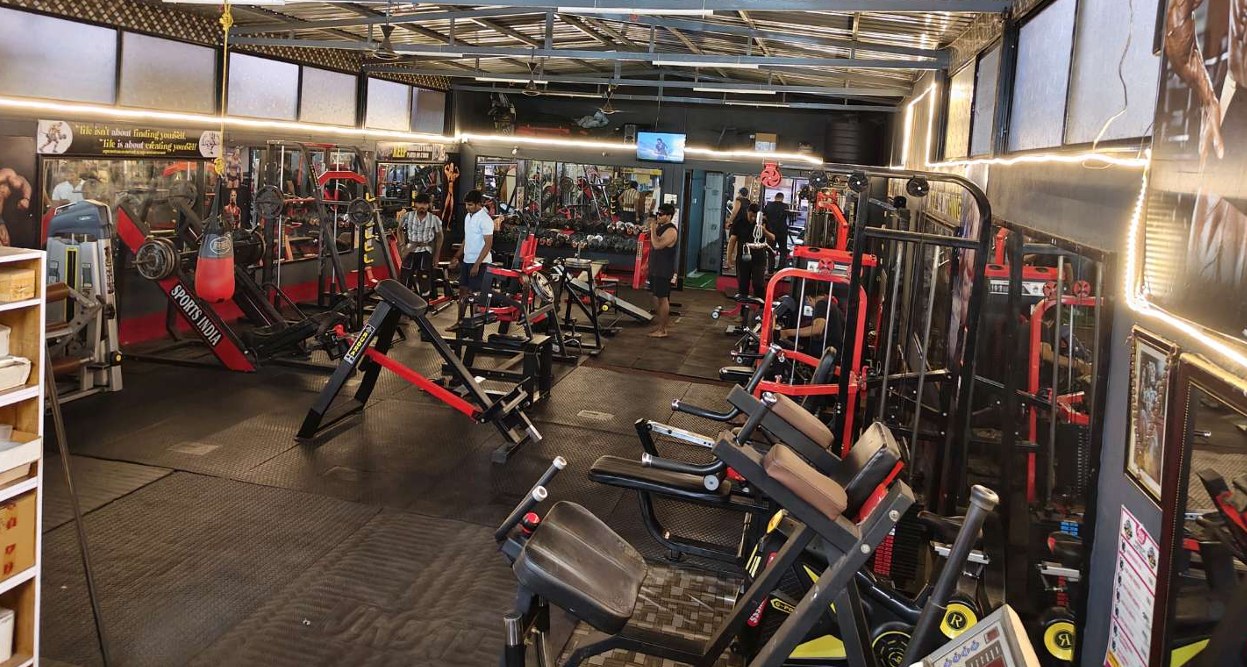 Workout at Rudra Sports and Fitness